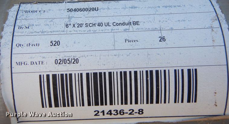 image for item MR9617 PVC pipe