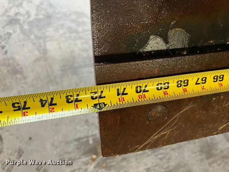 image for item MR9969 72"W skid steer dozer blade