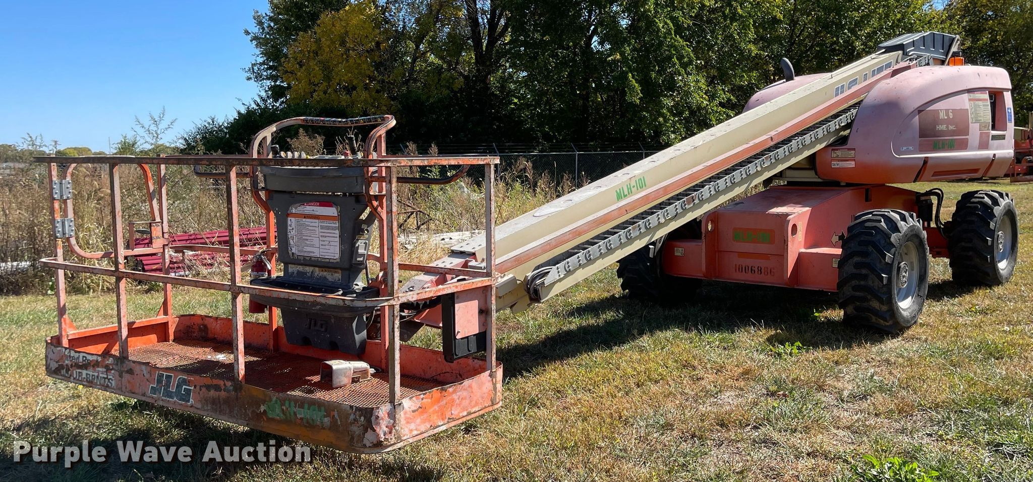 2007 JLG 600S boom lift in Topeka, KS Item JD9226 sold Purple Wave