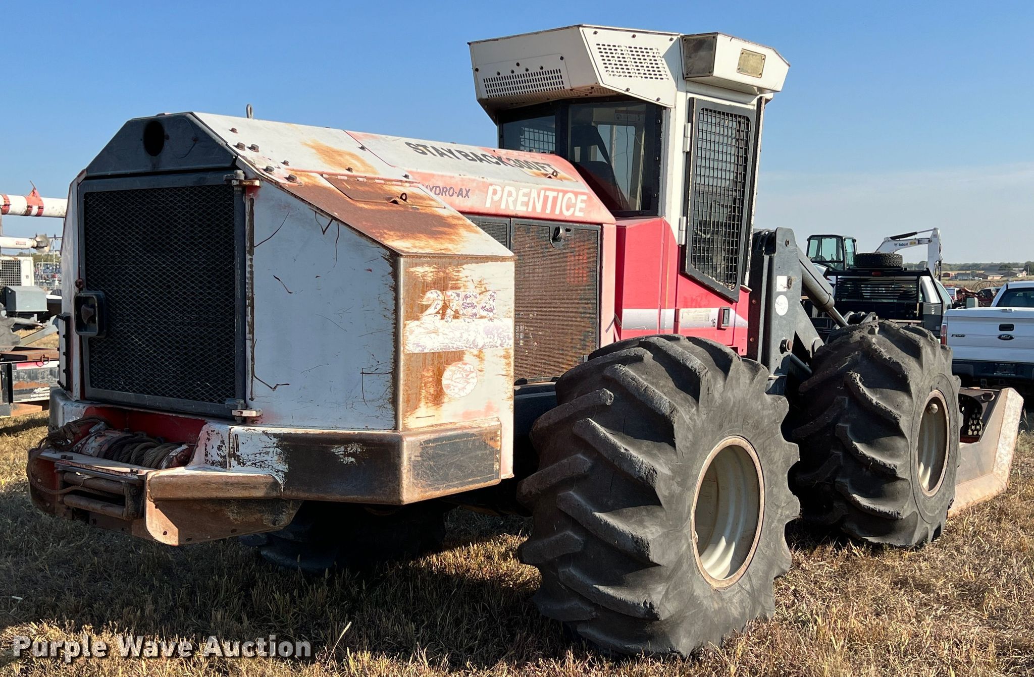 Prentice HydroAX mulcher in Vinita, OK Item KF9912 sold Purple Wave