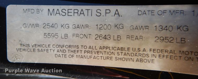 image for item DI6796 2014 Maserati Ghibli Q4