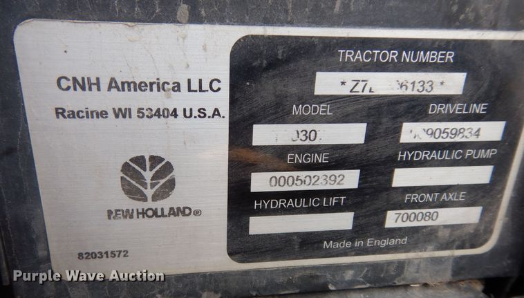 image for item DI6800 2008 New Holland T6030  MFWD tractor