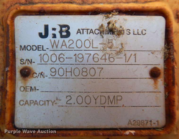 image for item DI6811 2007 Komatsu WA200-5  wheel loader