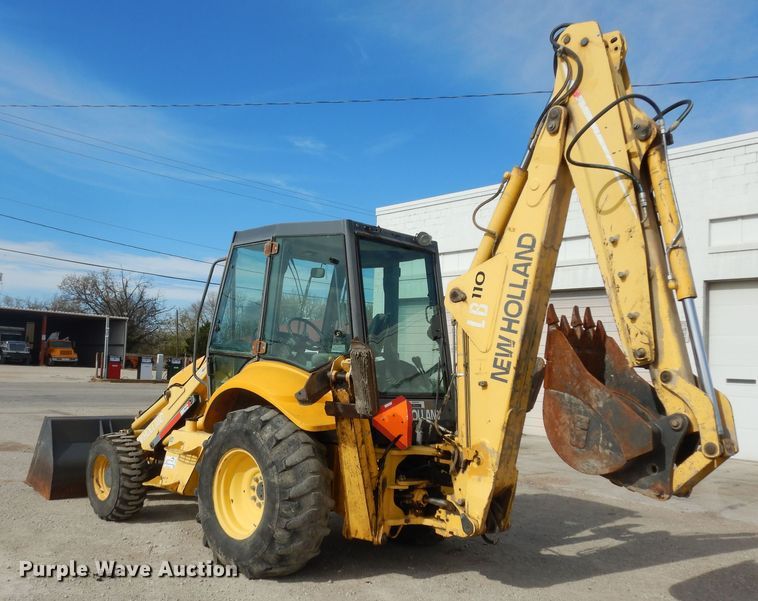image for item DI6834 2001 New Holland LB110  backhoe