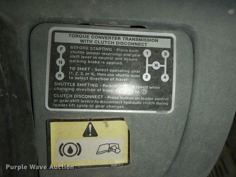 image for item DI6834 2001 New Holland LB110  backhoe