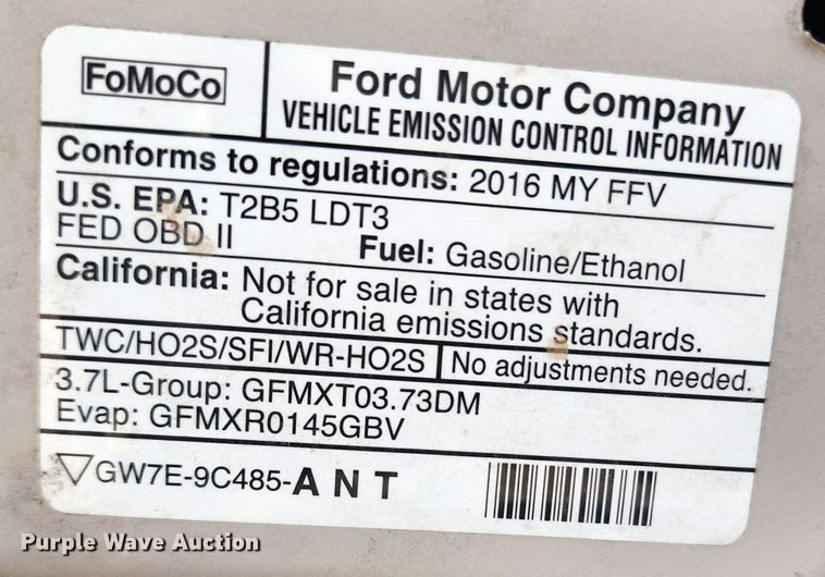 image for item DM4821 2016 Ford Explorer Police Interceptor  SUV