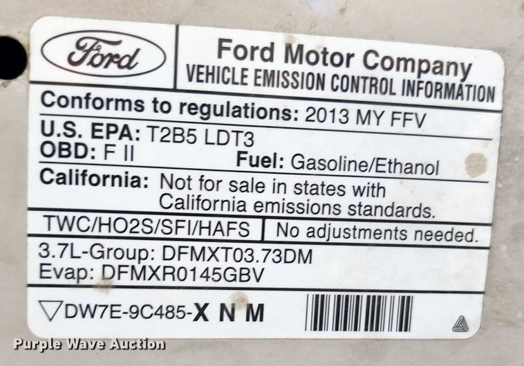 image for item DM4822 2013 Ford Explorer Police Interceptor  SUV