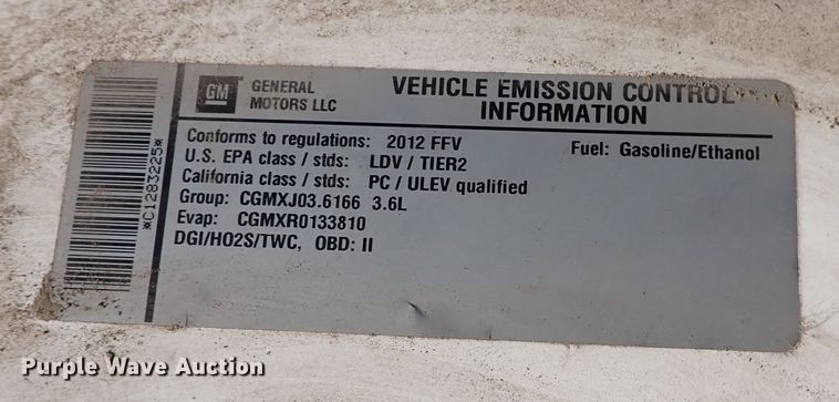 image for item DN5490 2012 Chevrolet Impala LS