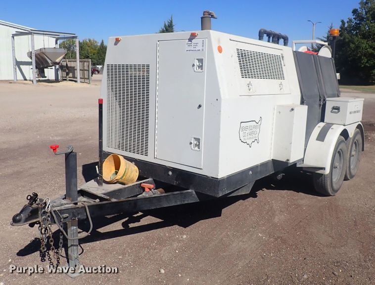 image for item DQ3038 2003 Sewer Equip. Co. of America 747-SP2000  sewer jetter trailer