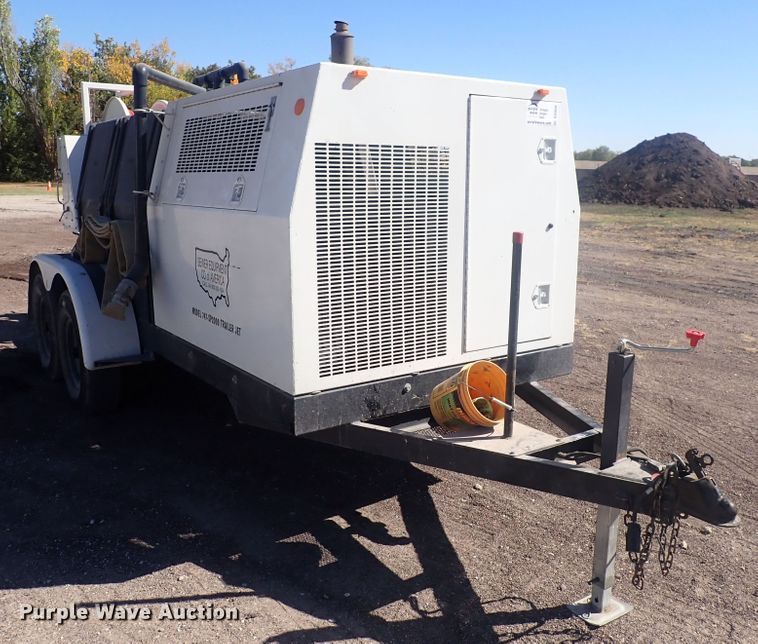 image for item DQ3038 2003 Sewer Equip. Co. of America 747-SP2000  sewer jetter trailer