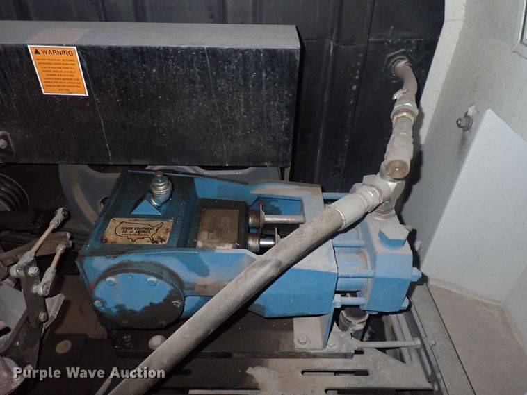 image for item DQ3038 2003 Sewer Equip. Co. of America 747-SP2000  sewer jetter trailer