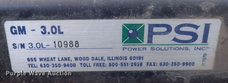 image for item DQ3038 2003 Sewer Equip. Co. of America 747-SP2000  sewer jetter trailer