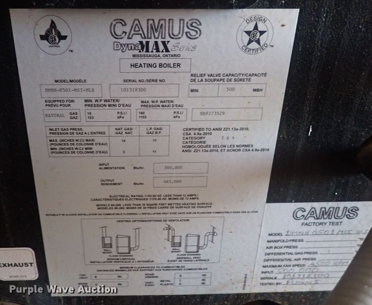image for item DQ3051 (2) Camus boilers
