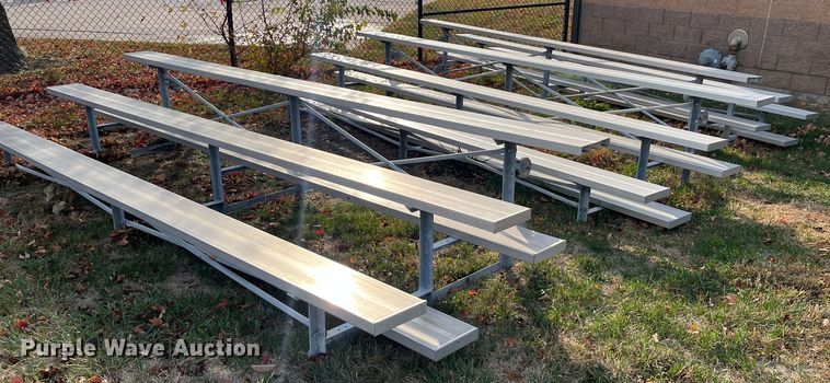 image for item DR7310 (3) aluminum bleachers