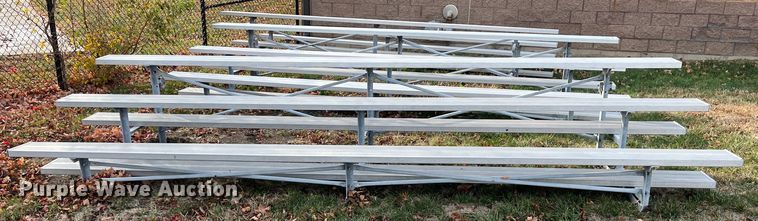 image for item DR7310 (3) aluminum bleachers