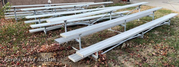image for item DR7310 (3) aluminum bleachers