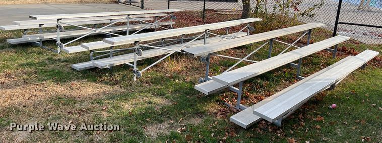 image for item DR7310 (3) aluminum bleachers