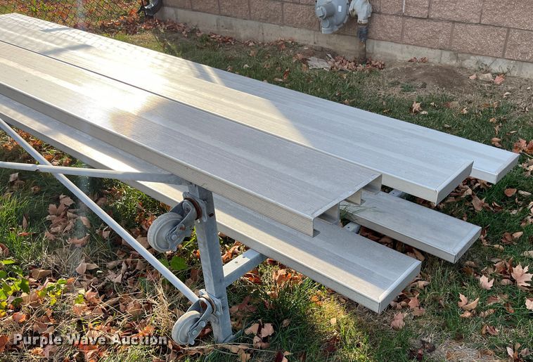 image for item DR7310 (3) aluminum bleachers