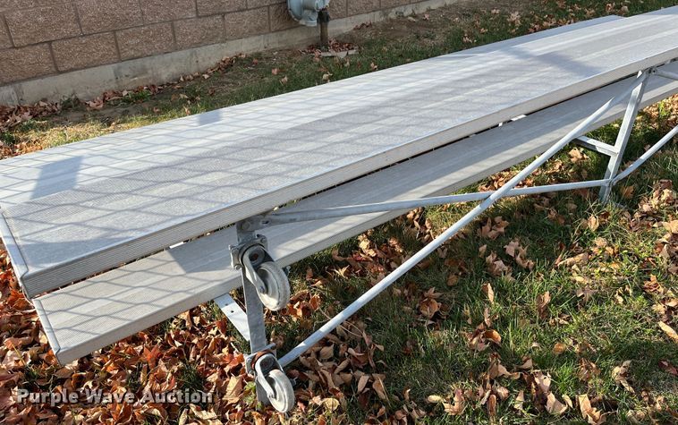 image for item DR7310 (3) aluminum bleachers