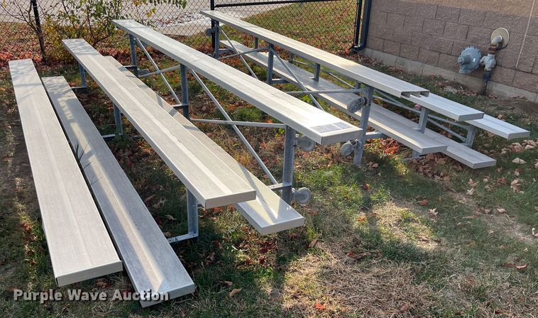 image for item DR7310 (3) aluminum bleachers
