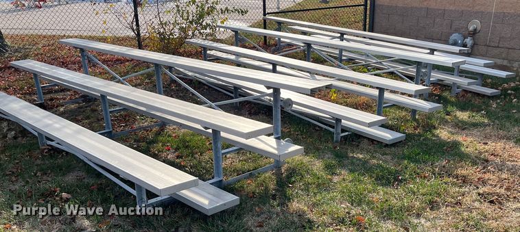image for item DR7310 (3) aluminum bleachers