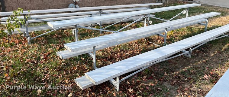 image for item DR7310 (3) aluminum bleachers