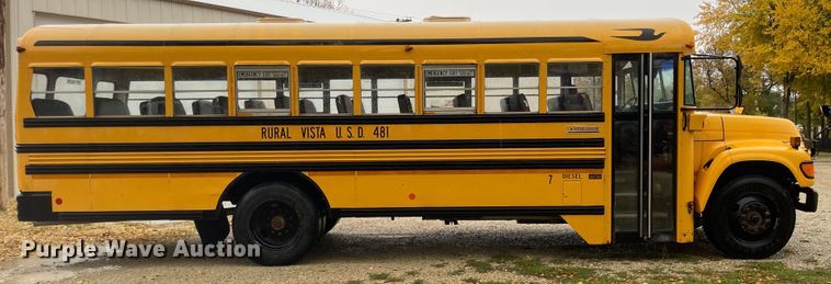 image for item JD9201 1998 Ford Blue Bird  school bus