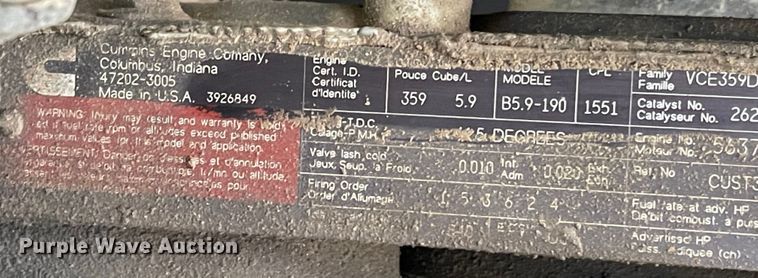 image for item JD9201 1998 Ford Blue Bird  school bus