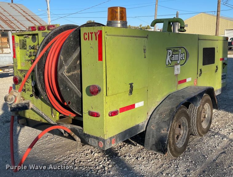image for item JD9206 F.E. Myers RamJet  sewer jetter trailer