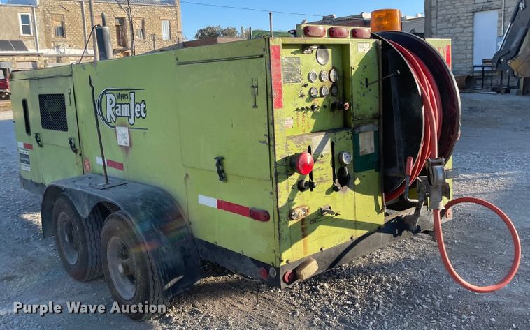 image for item JD9206 F.E. Myers RamJet  sewer jetter trailer