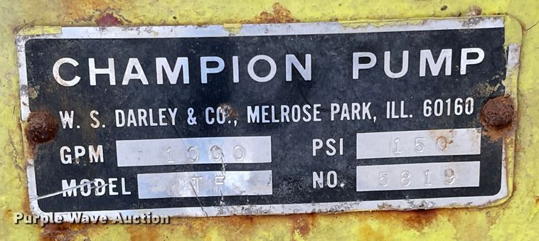 image for item JD9271 Champion  pump