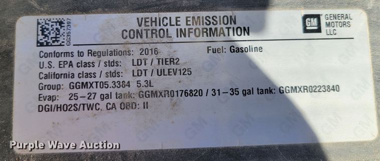 image for item JY9982 2016 Chevrolet Silverado 1500  Crew Cab pickup truck