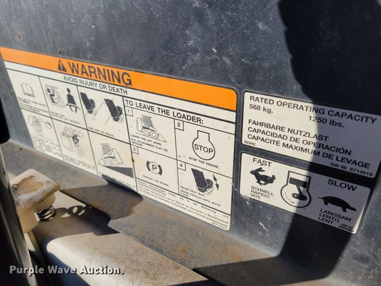 image for item JY9983 1998 Bobcat 751  skid steer loader