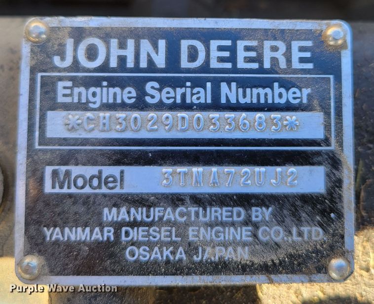 image for item JY9984 1989 John Deere 430  tractor