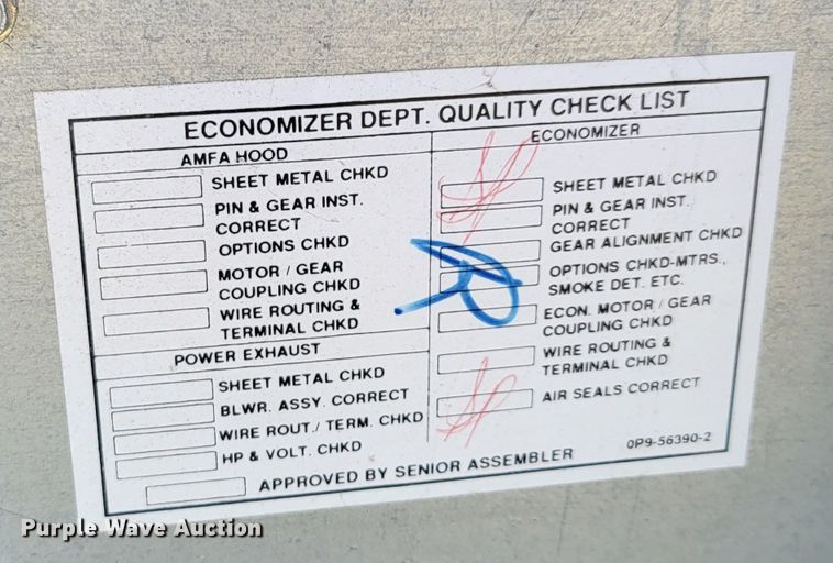 image for item JZ9005 (2) AAON Inc AC units