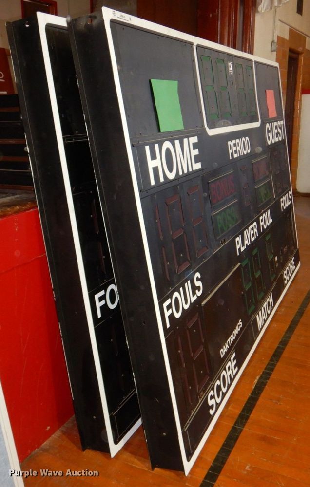 image for item JZ9014 (2) Daktronics Inc. scoreboards