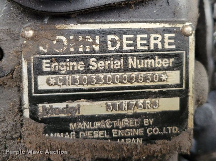 image for item JZ9093 1986 John Deere 855  tractor