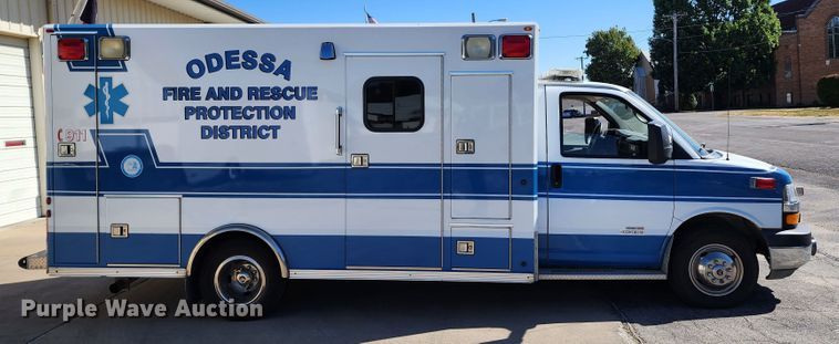 image for item KH9194 2012 Chevrolet Express G4500  ambulance