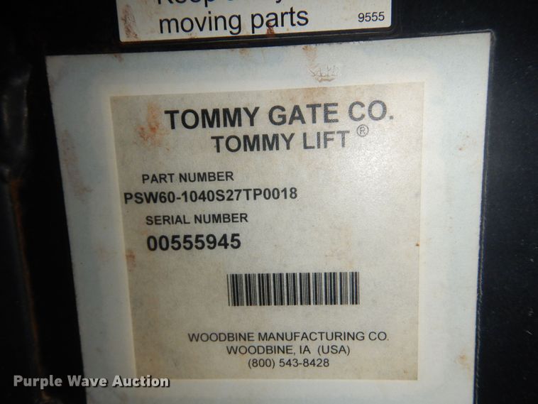 image for item KJ9155 Tommy Lift  end gate lift