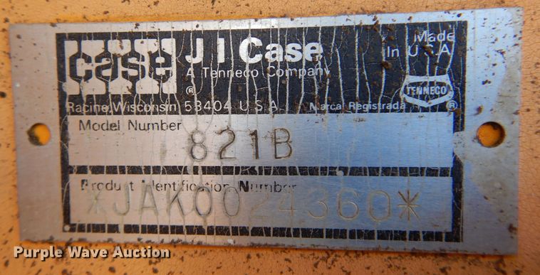 image for item KJ9157 Case 821B  wheel loader