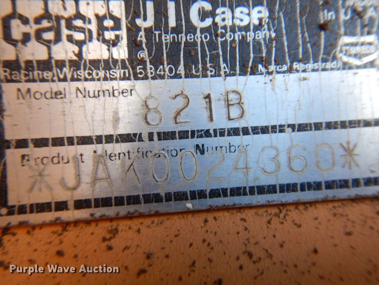 image for item KJ9157 Case 821B  wheel loader