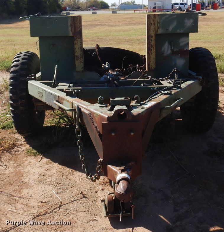 image for item KO9814 1963 The Johnson Furnace Co M-332  utility trailer