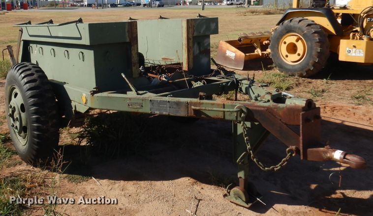 image for item KO9814 1963 The Johnson Furnace Co M-332  utility trailer