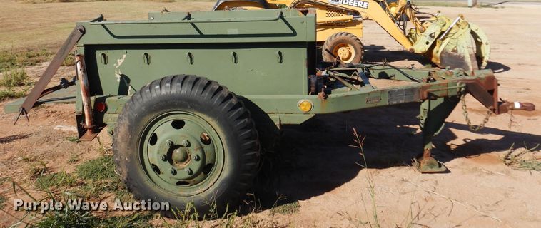 image for item KO9814 1963 The Johnson Furnace Co M-332  utility trailer