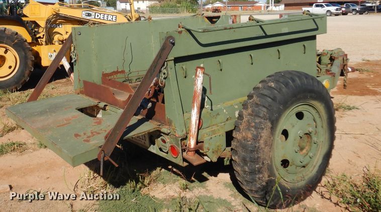 image for item KO9814 1963 The Johnson Furnace Co M-332  utility trailer