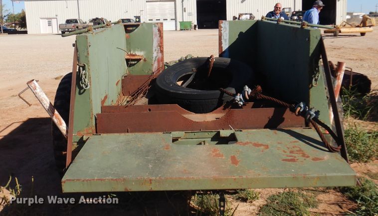 image for item KO9814 1963 The Johnson Furnace Co M-332  utility trailer