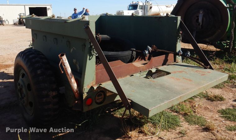 image for item KO9814 1963 The Johnson Furnace Co M-332  utility trailer