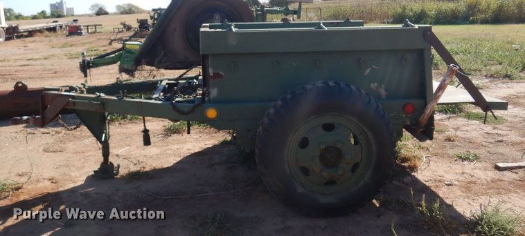 image for item KO9814 1963 The Johnson Furnace Co M-332  utility trailer