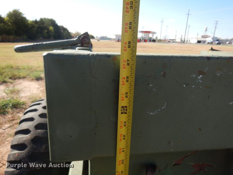 image for item KO9814 1963 The Johnson Furnace Co M-332  utility trailer