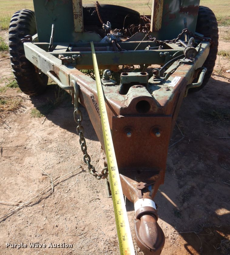 image for item KO9814 1963 The Johnson Furnace Co M-332  utility trailer